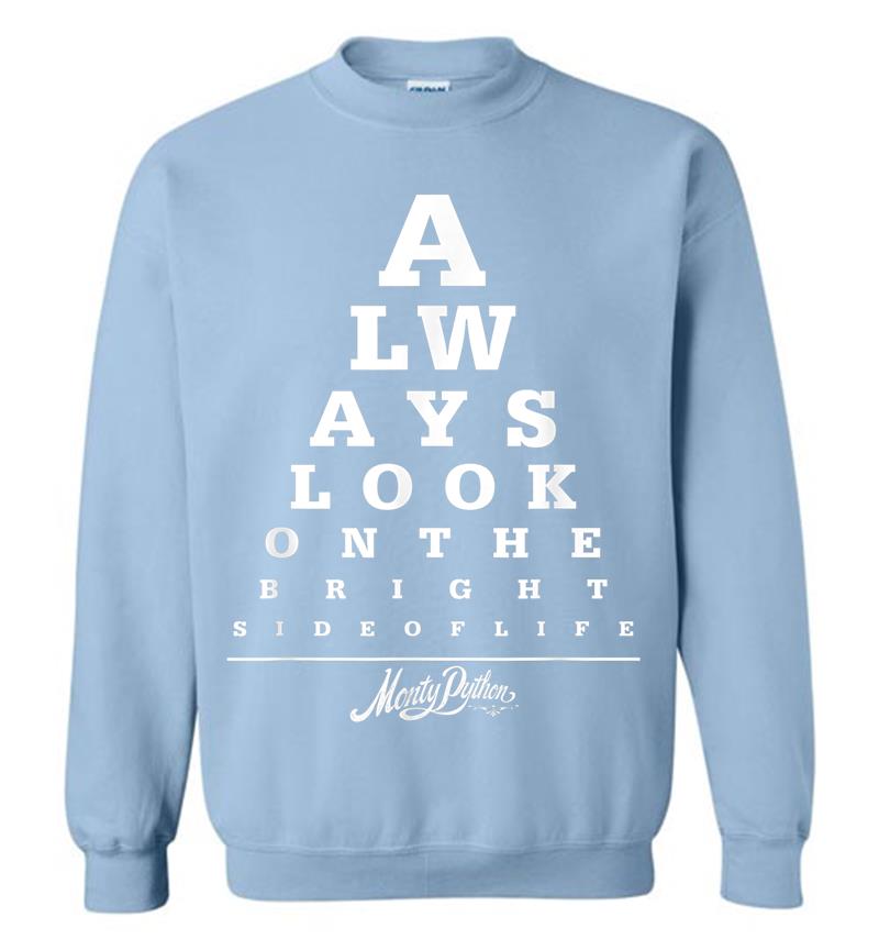 Inktee Store - Monty Python Official Bright Side Eye Test Sweatshirt Image