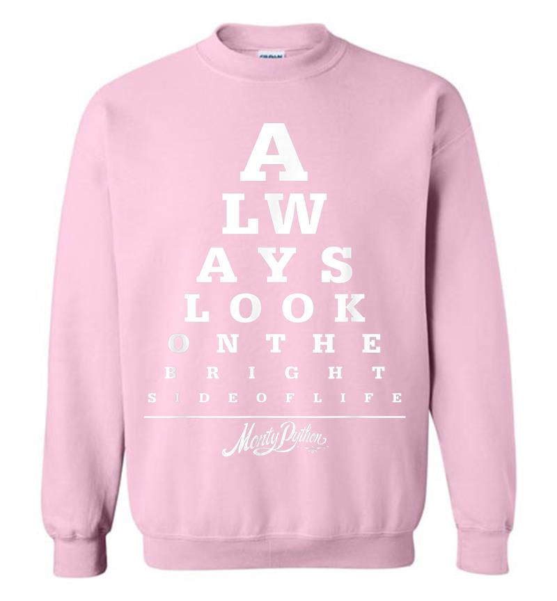 Inktee Store - Monty Python Official Bright Side Eye Test Sweatshirt Image