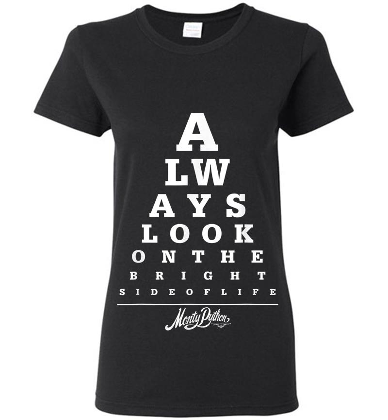 Monty Python Official Bright Side Eye Test Womens T-shirt
