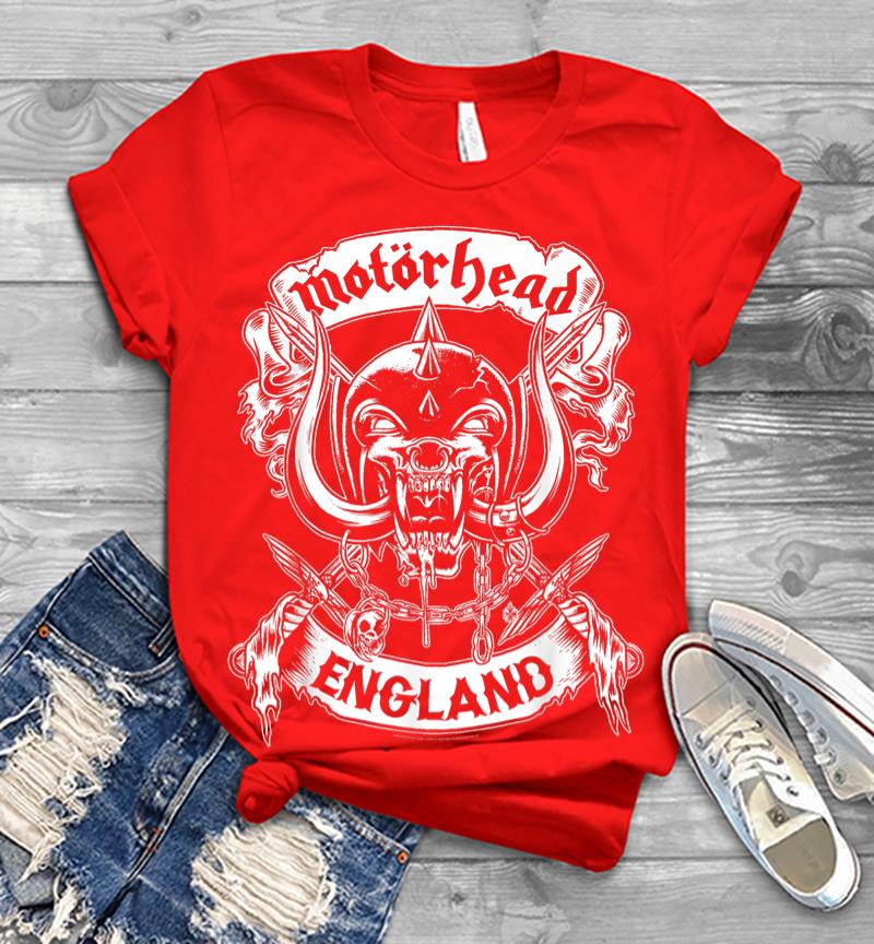 Inktee Store - Motrhead England Crossed Swords Men T-Shirt Image