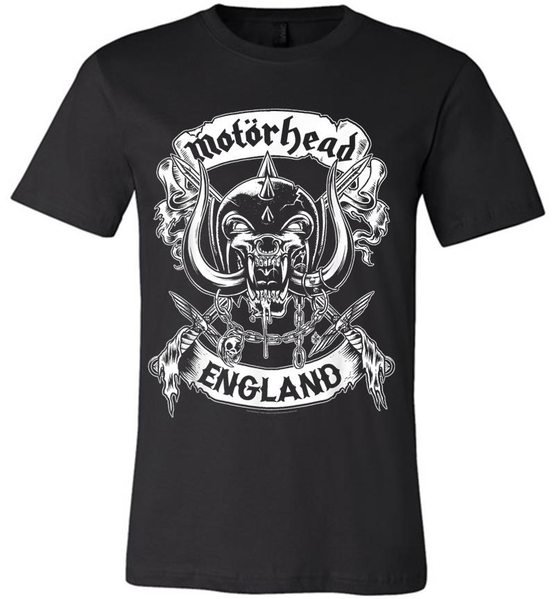 Motrhead England Crossed Swords Premium T-shirt