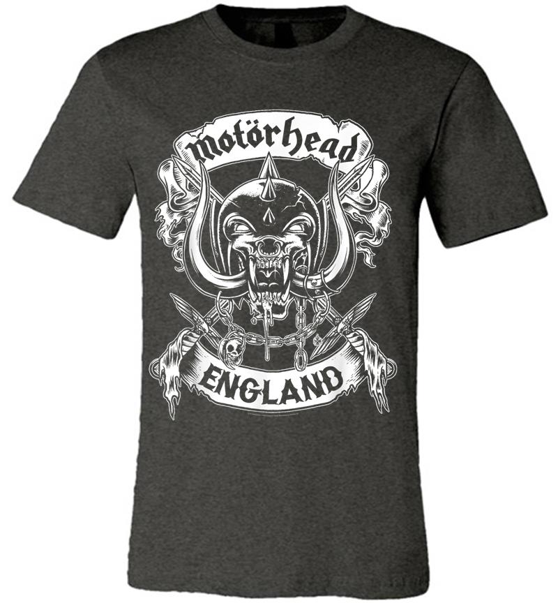Inktee Store - Motrhead England Crossed Swords Premium T-Shirt Image