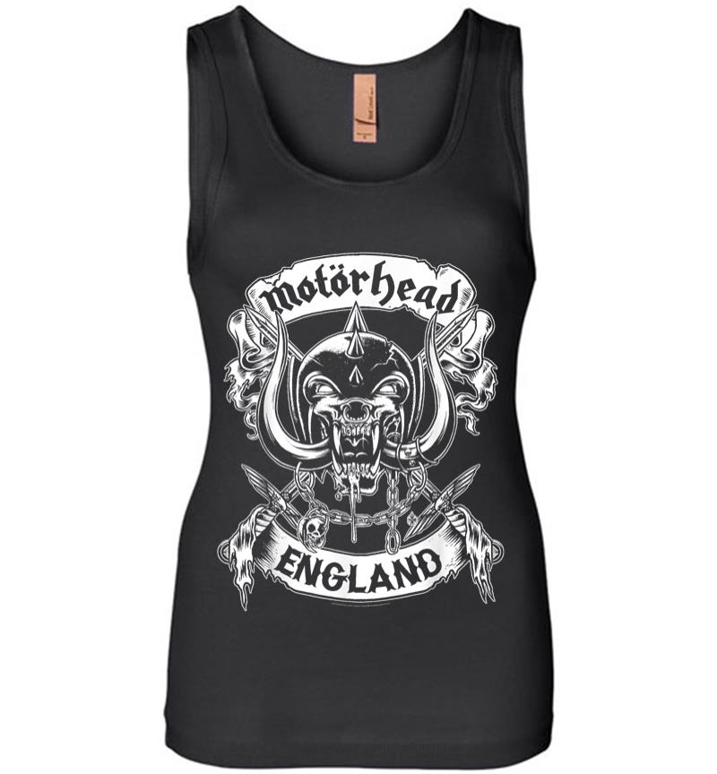 Motrhead England Crossed Swords Women Jersey Tank Top
