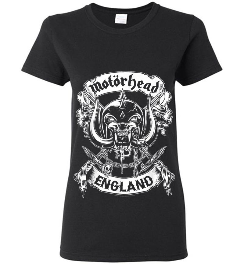 Motrhead England Crossed Swords Women T-shirt