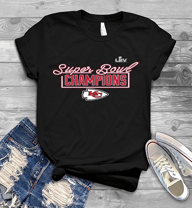 NFL Finaly Kansas City Chiefs Super Bowl LIV Champpions Mens T-shirt