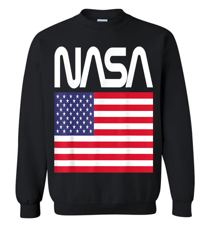 Nasa 4Th Of July American Flag Space Astronaut Usa Fun Sweatshirt