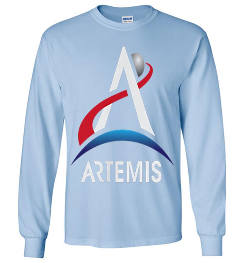 Inktee Store - Nasa Artemis Program Logo Official Sd We Are Going Moon 2024 Long Sleeve T-Shirt Image