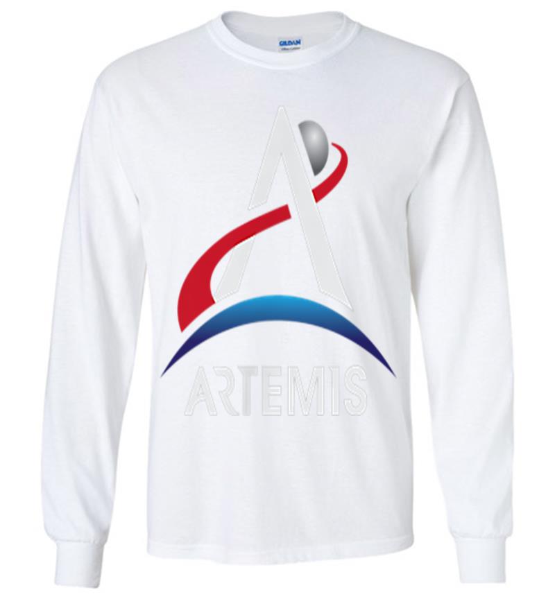 Inktee Store - Nasa Artemis Program Logo Official Sd We Are Going Moon 2024 Long Sleeve T-Shirt Image