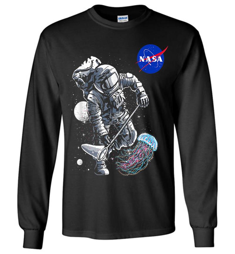 Nasa Astronaut Jellyfish Catcher Long Sleeve T-shirt