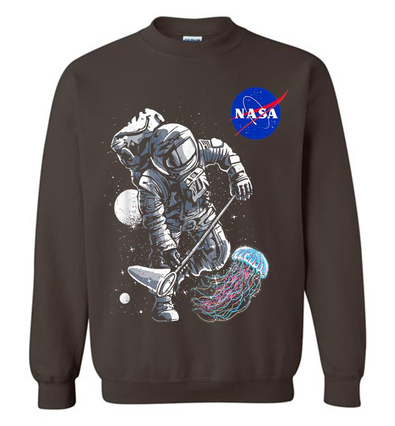 Inktee Store - Nasa Astronaut Jellyfish Catcher Sweatshirt Image