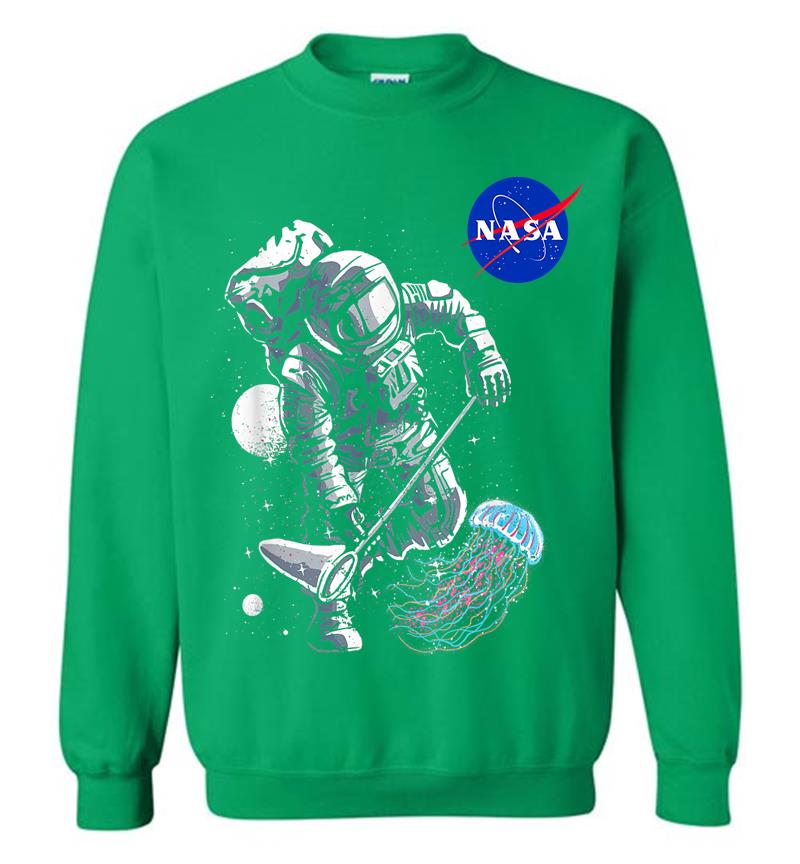 Inktee Store - Nasa Astronaut Jellyfish Catcher Sweatshirt Image