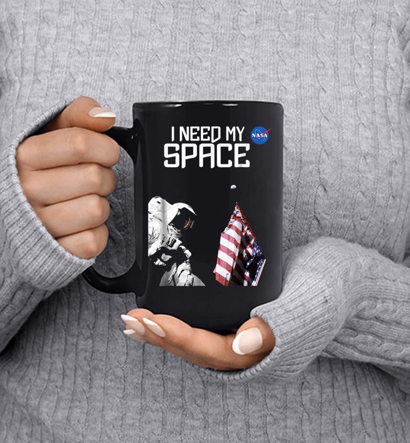 Nasa I Need My Space Official Logo Mug