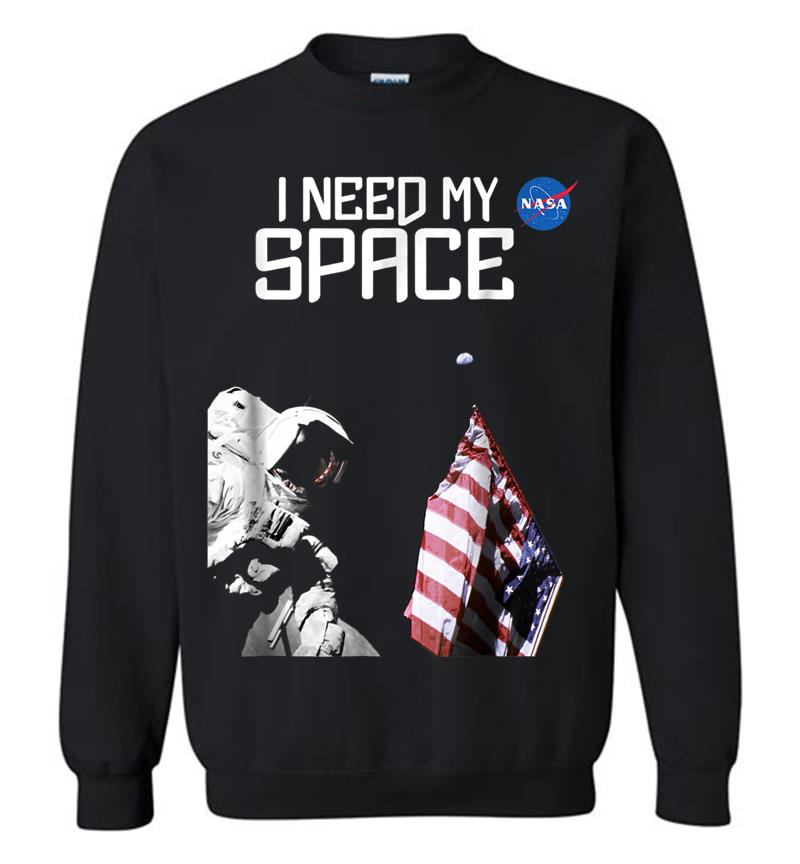 Nasa I Need My Space Official Logo Sweatshirt