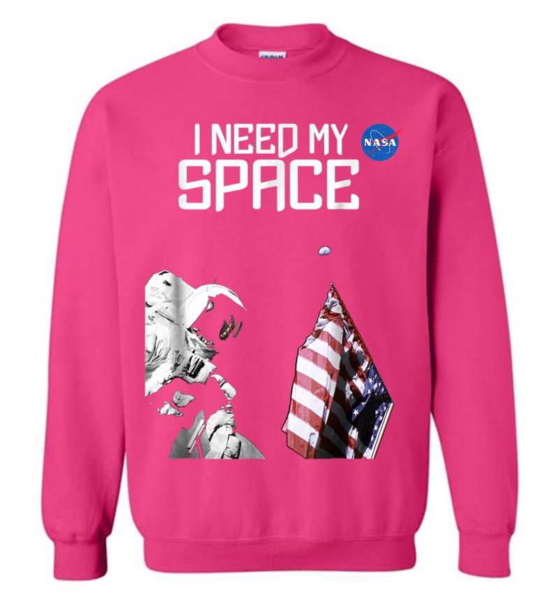 Inktee Store - Nasa I Need My Space Official Logo Sweatshirt Image