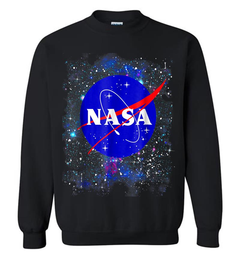 Nasa Official Logo In The Stars Graphic Sweatshirt