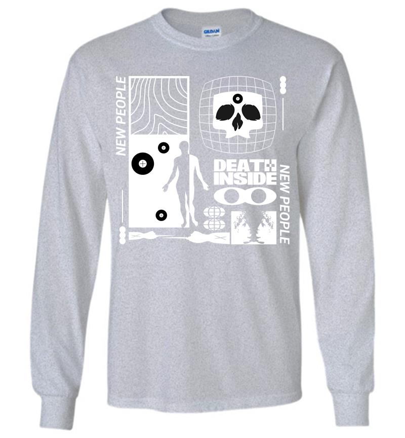 Inktee Store - New People Death Inside Long Sleeve T-Shirt Image