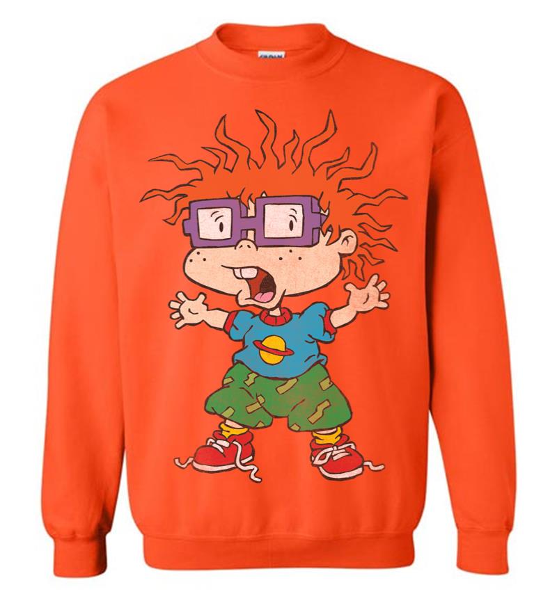 Inktee Store - Nickelodeon Rugrats Chuckie Feature Character Sweatshirt Image
