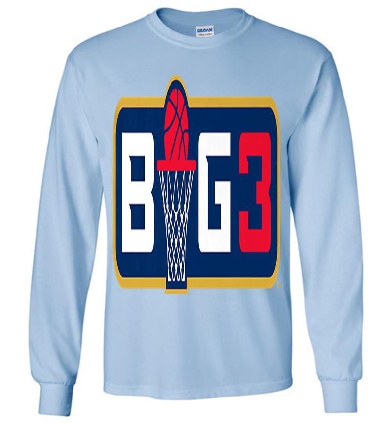 Inktee Store - Official Big3 Logo Long Sleeve T-Shirt Image