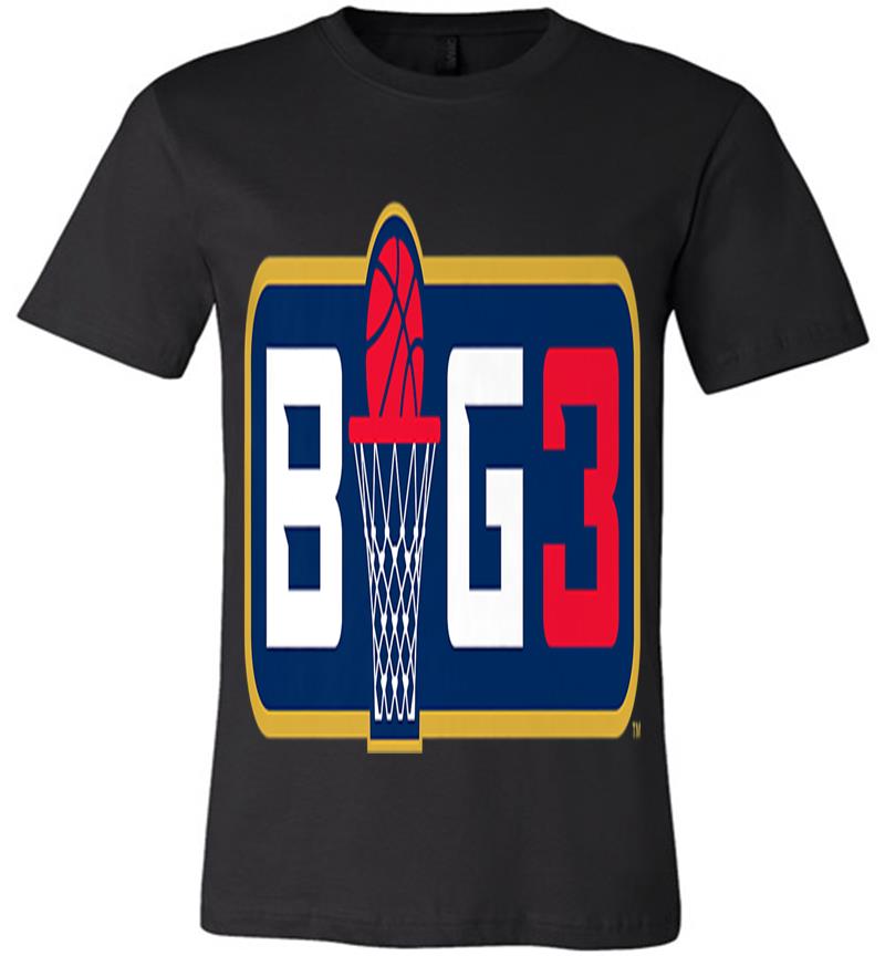 Inktee Store - Official Big3 Logo Premium T-Shirt Image