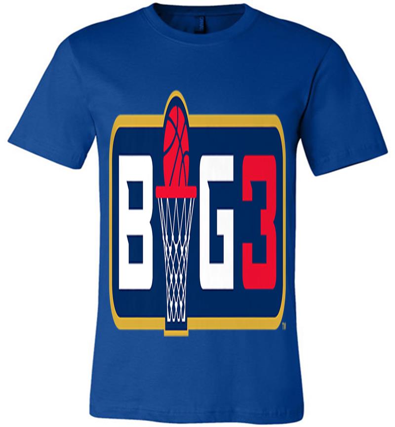 Inktee Store - Official Big3 Logo Premium T-Shirt Image