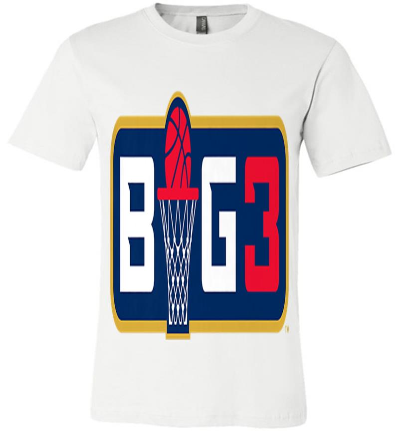 Inktee Store - Official Big3 Logo Premium T-Shirt Image