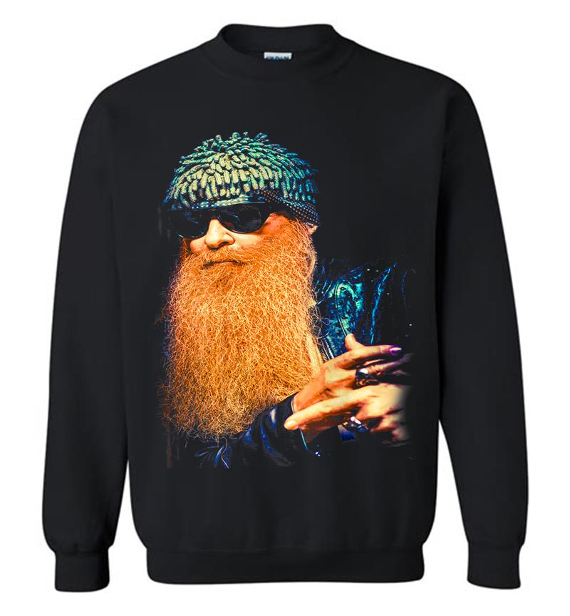 Official Billy F Gibbons From Zz Top Portrait Sweatshirt