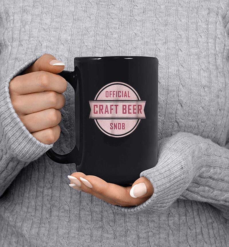 Official Craft Beer Snob Mug