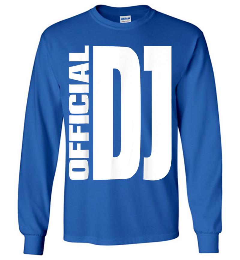Inktee Store - Official Dj Long Sleeve T-Shirt Image