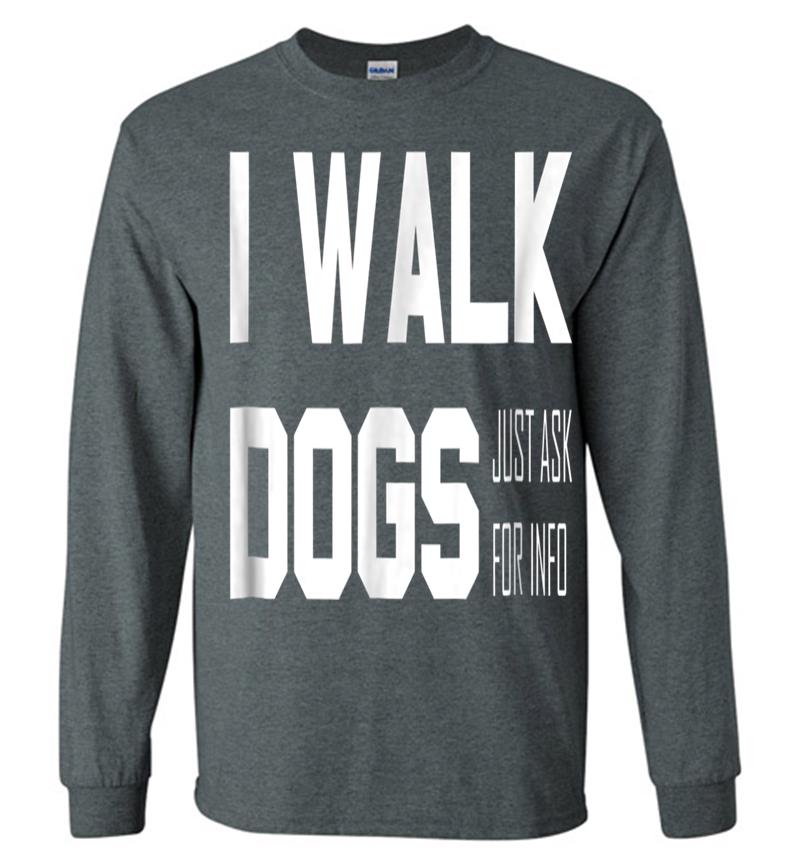 Inktee Store - Official Dog Walker Long Sleeve T-Shirt Image