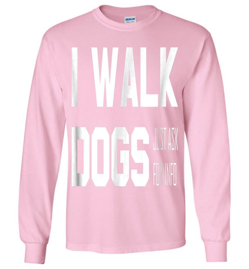Inktee Store - Official Dog Walker Long Sleeve T-Shirt Image