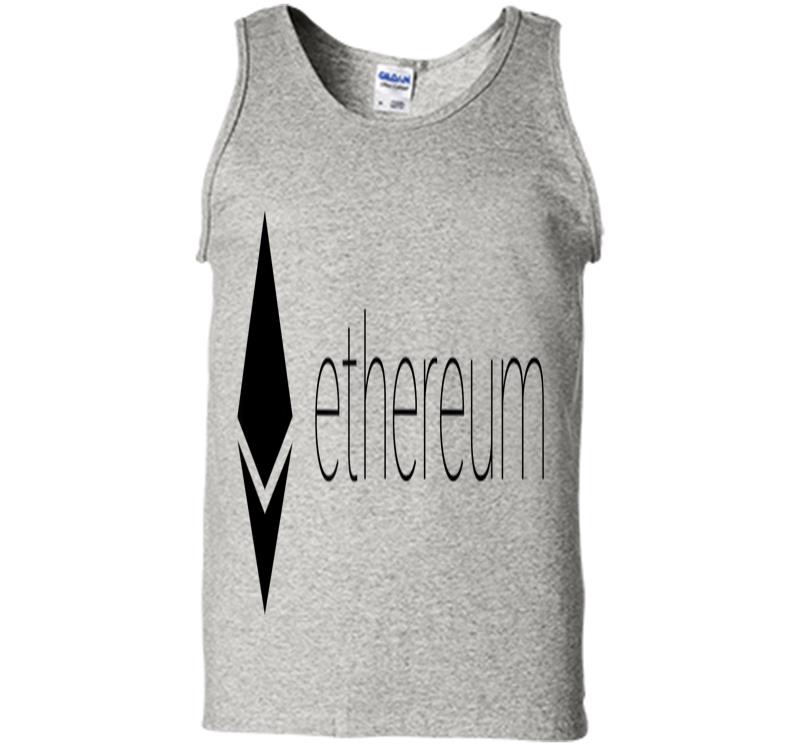 Official Ethereum Logo Cryptocurrency Bitcoin Token Mens Tank Top