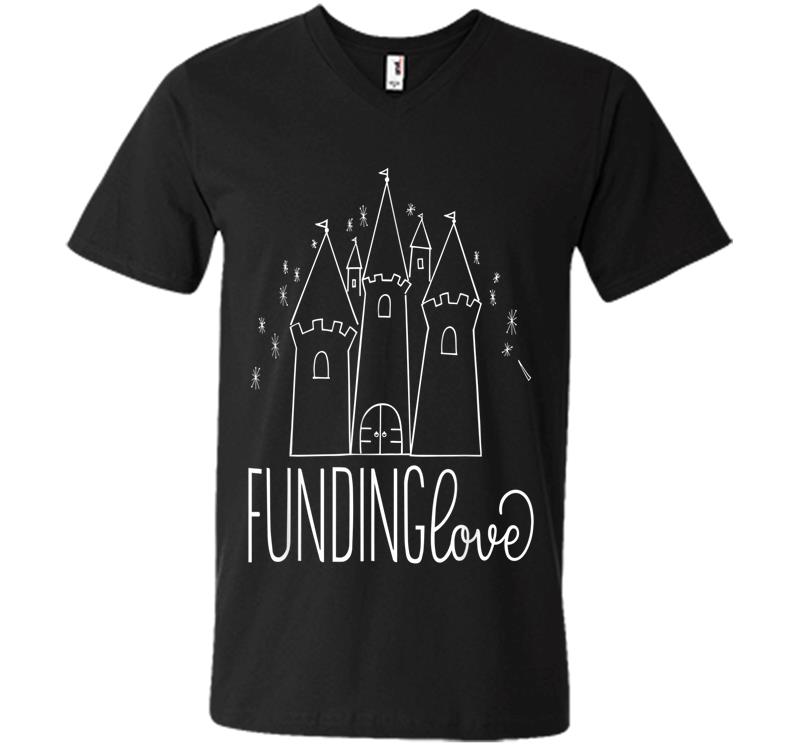 Official Funding Love Logo V-neck T-shirt