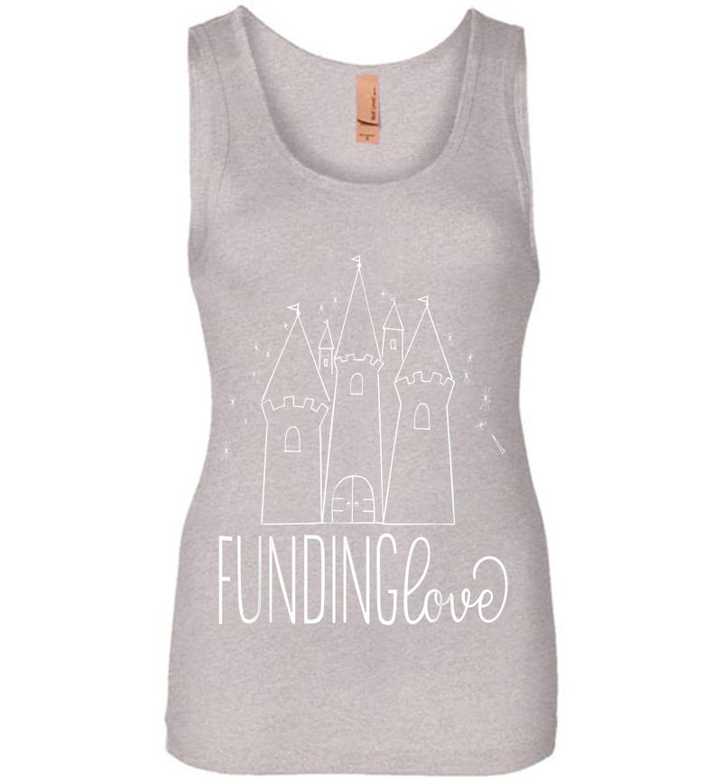 Inktee Store - Official Funding Love Logo Womens Jersey Tank Top Image