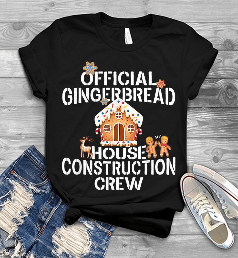 Official Gingerbread House Construction Crew Decorating Mens T-shirt