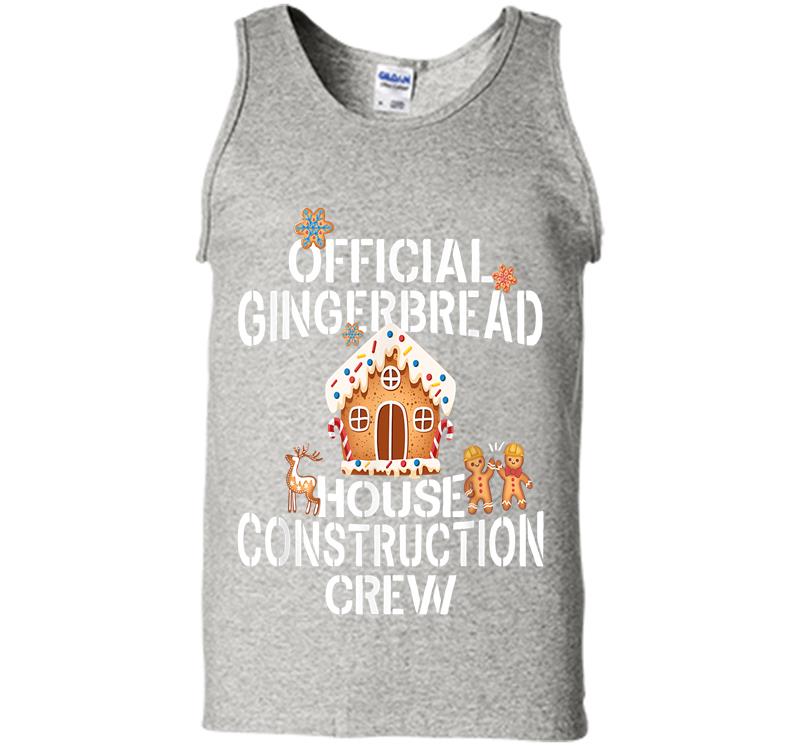 Official Gingerbread House Construction Crew Decorating Mens Tank Top