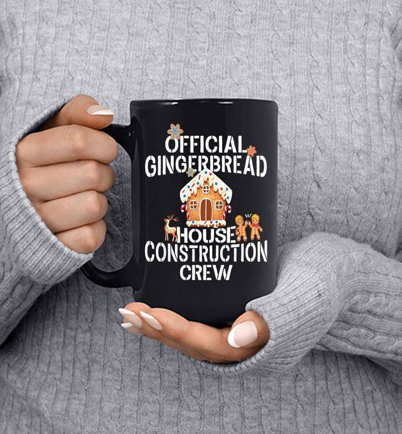 Official Gingerbread House Construction Crew Decorating Mug