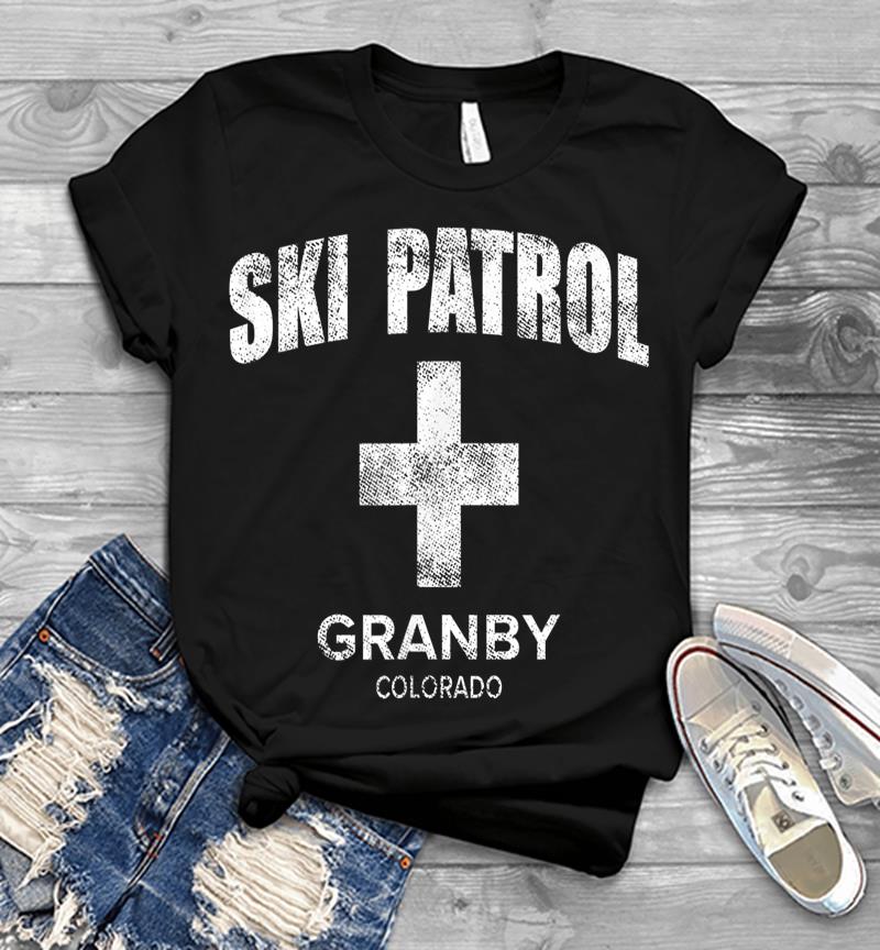 Official Granby Colorado Vintage Style Ski Patrol Mens T-shirt