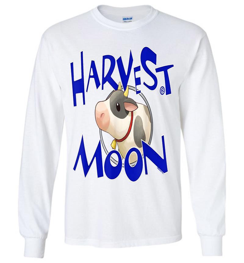 Inktee Store - Official Harvest Moon Cow Long Sleeve T-Shirt Image