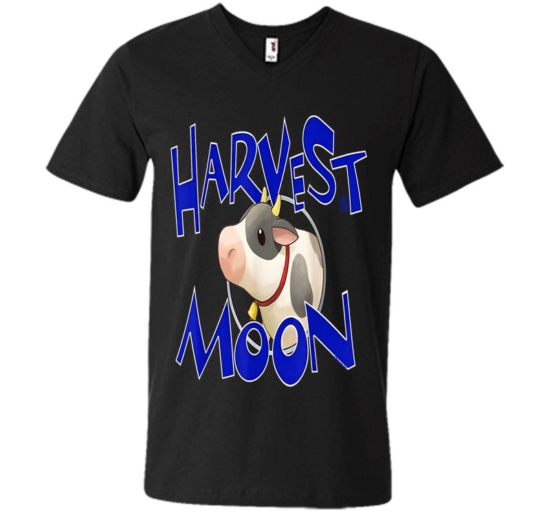 Official Harvest Moon Cow V-neck T-shirt