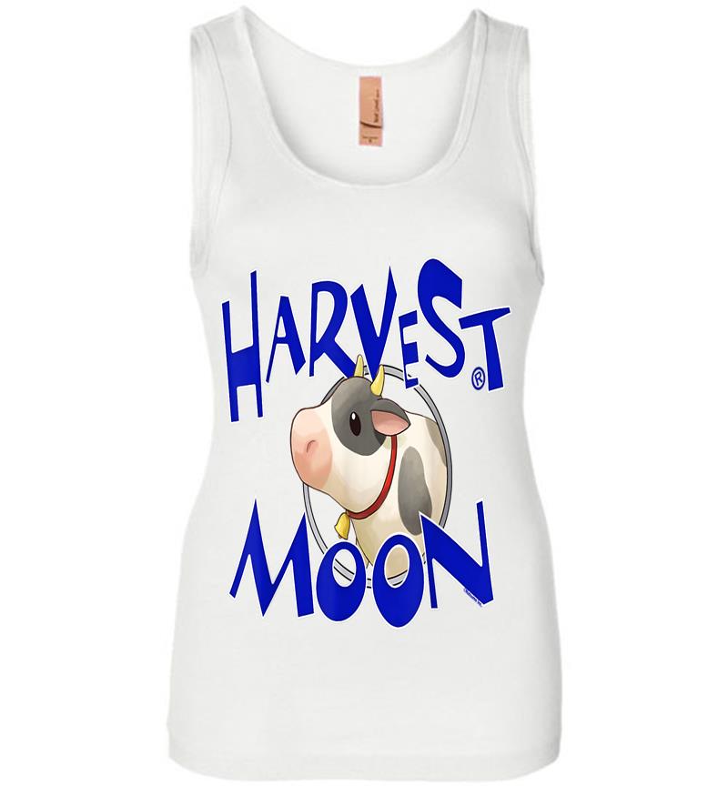 Inktee Store - Official Harvest Moon Cow Womens Jersey Tank Top Image
