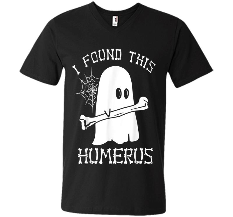 Official I Found This Humerus Ghost V-neck T-shirt