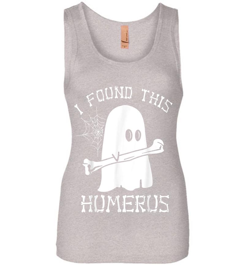 Inktee Store - Official I Found This Humerus Ghost Womens Jersey Tank Top Image