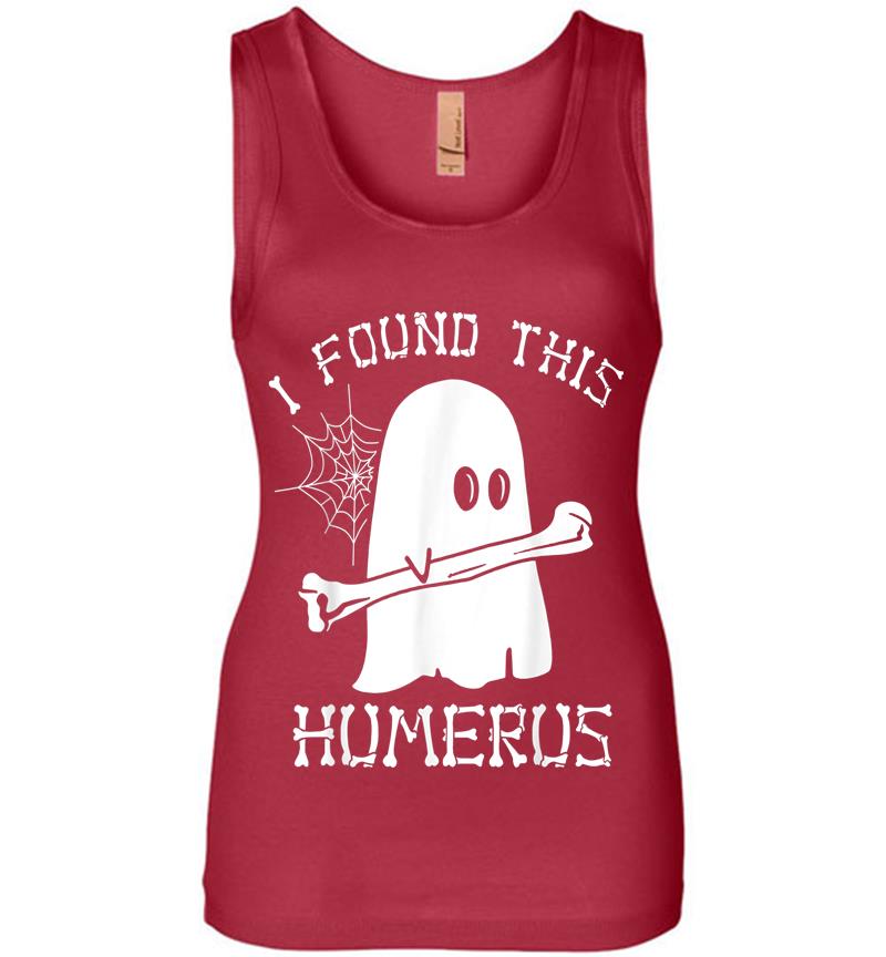 Inktee Store - Official I Found This Humerus Ghost Womens Jersey Tank Top Image