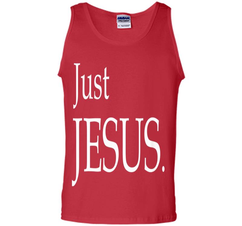 Inktee Store - Official Jesus - Just Jesus. Mens Tank Top Image