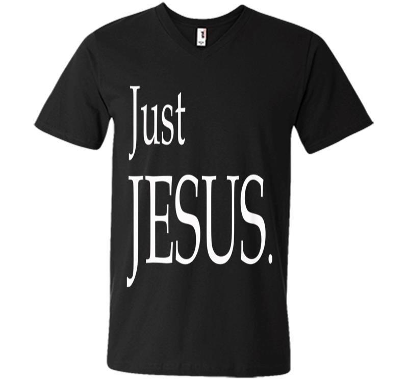 Official Jesus - Just Jesus. V-neck T-shirt