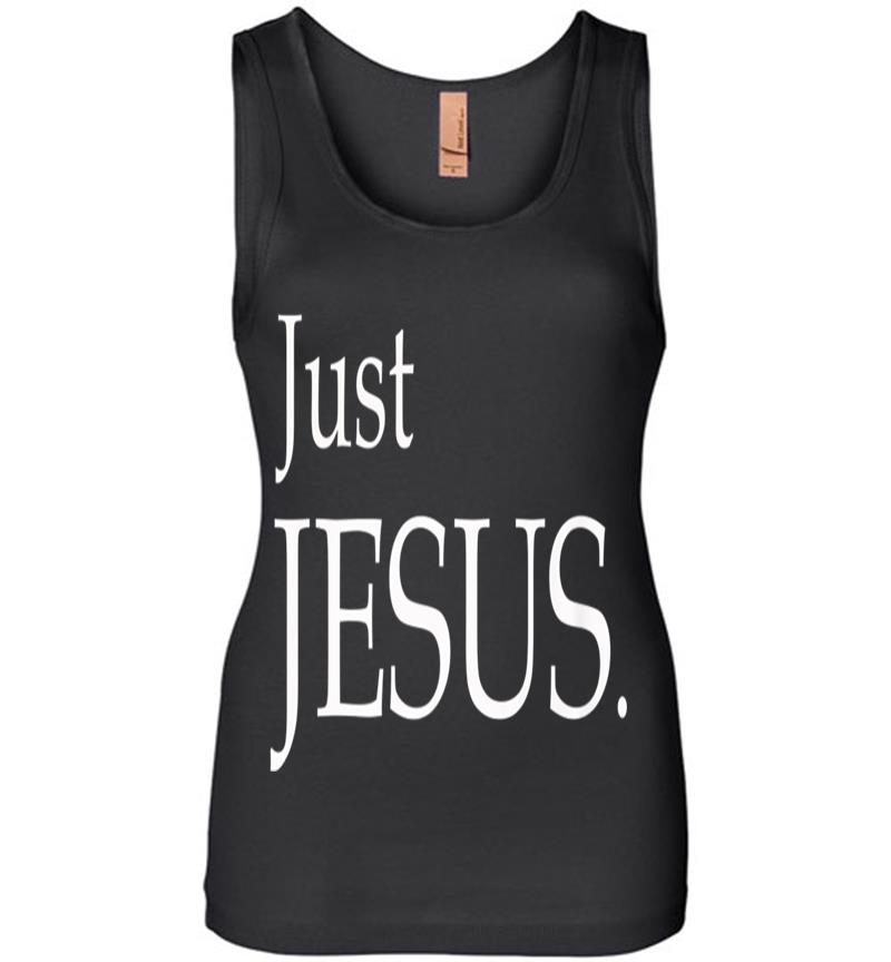 Official Jesus - Just Jesus. Womens Jersey Tank Top
