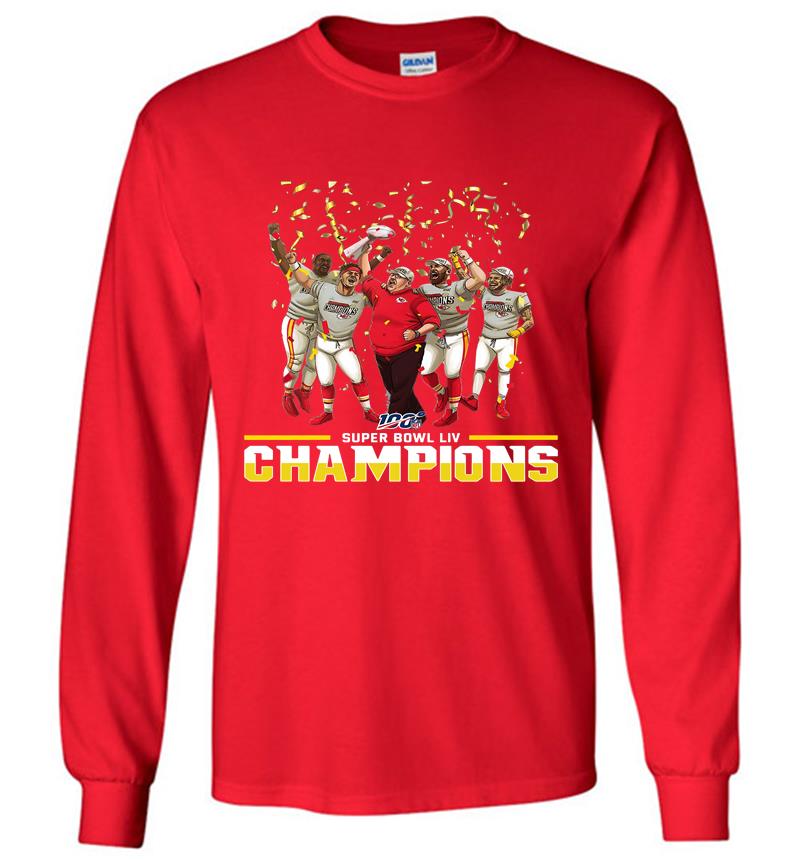 Inktee Store - Official Kansas City Chiefs Super Bowl Liv Champion Long Sleeve T-Shirt Image