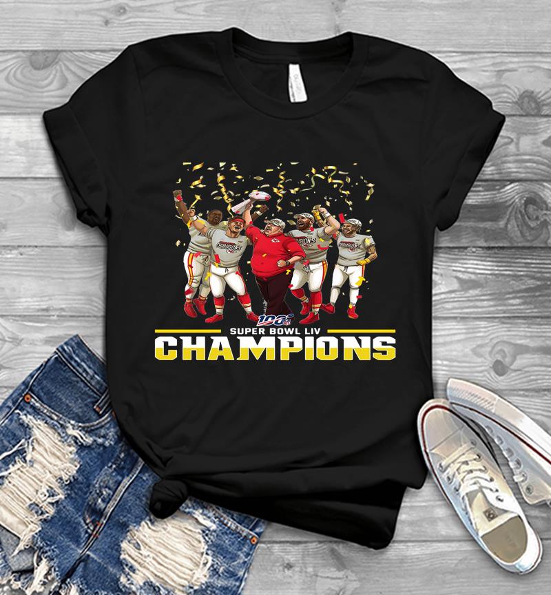 Official Kansas City Chiefs Super Bowl Liv Champion Mens T-shirt