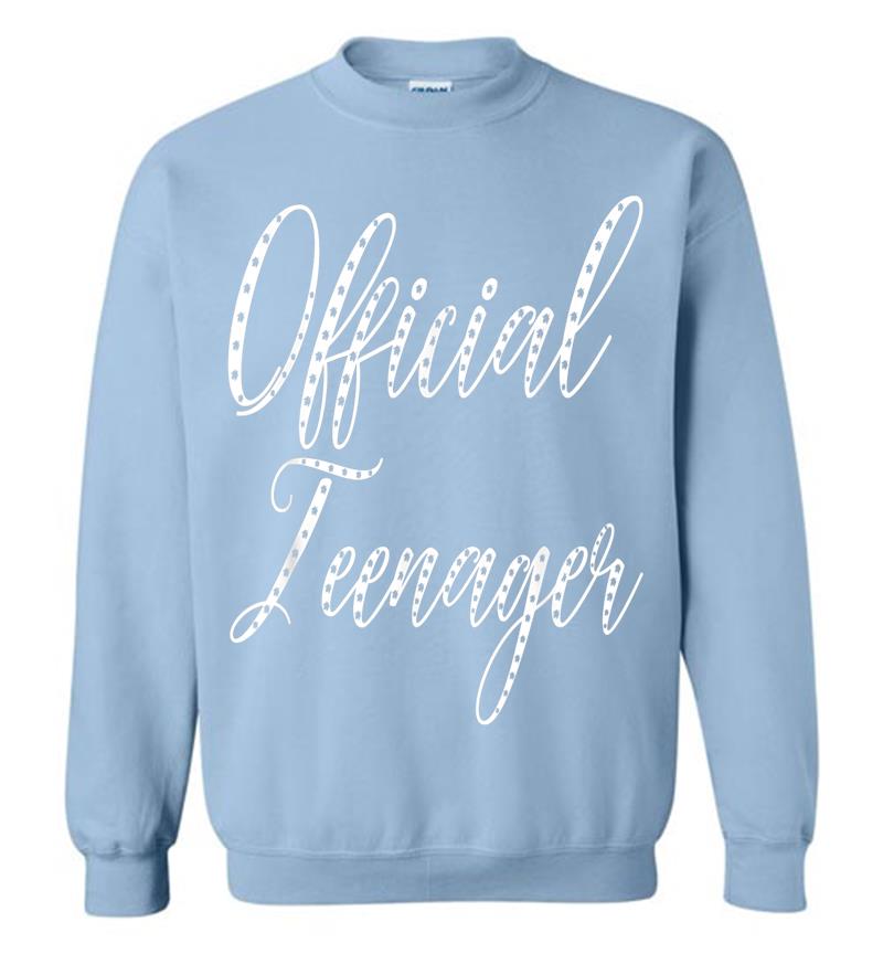Inktee Store - Official Nager 13 Birth Script Font Birthday Sweatshirt Image