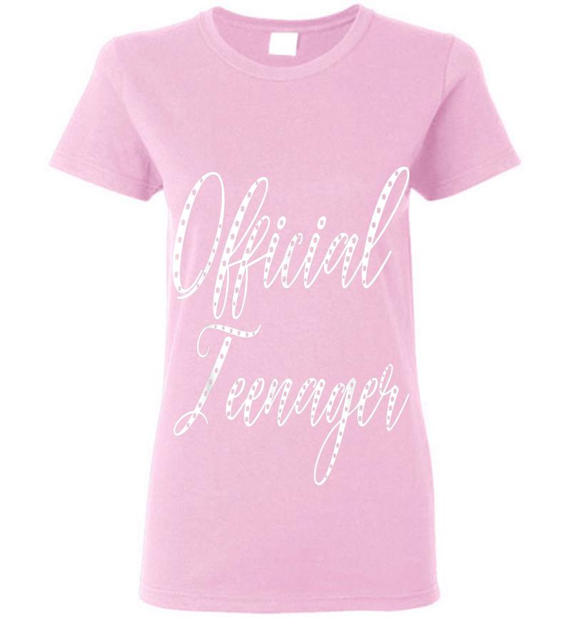 Inktee Store - Official Nager 13 Birth Script Font Birthday Womens T-Shirt Image